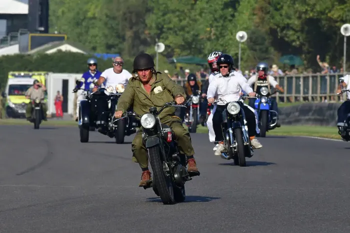 Rights Managed : CJ13 2205 ex-Military motorcycle Rights Managed : CJ13 2205 ex-Military motorcycle