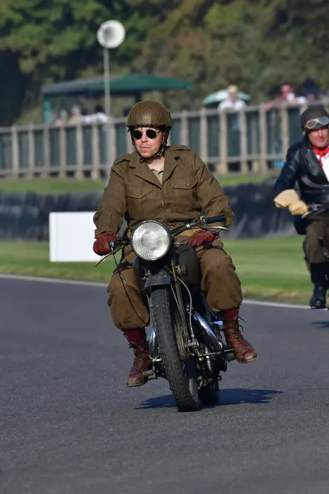 Rights Managed : CJ13 2272 ex-Military motorcycle Rights Managed : CJ13 2272 ex-Military motorcycle