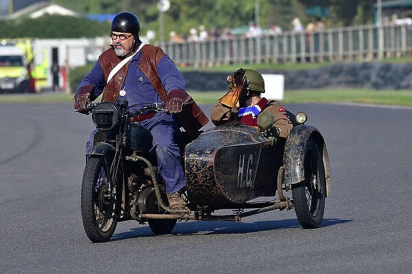 CJ13 2282 1943 Royal Enfield Motorcyle and sidecar combination