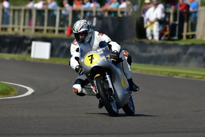 Rights Managed : CJ13 2613 Freddie Sheene, Norton Manx 30M