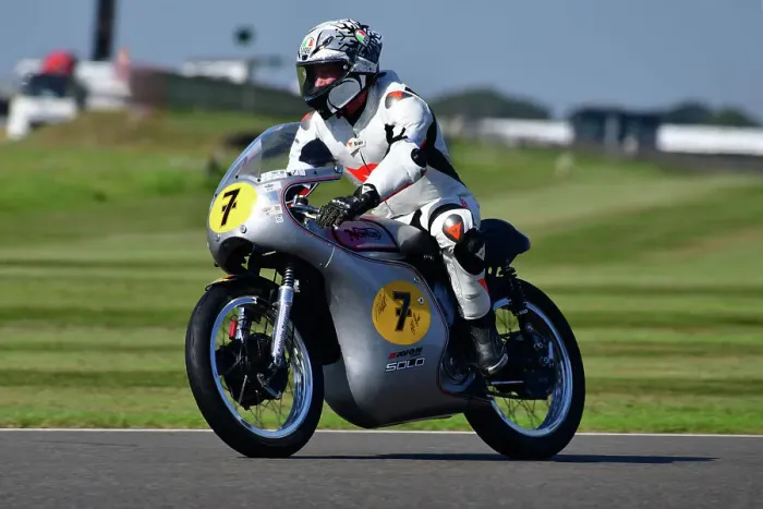 Rights Managed : CJ13 2644 Freddie Sheene, Norton Manx 30M Rights Managed : CJ13 2644 Freddie Sheene, Norton Manx 30M