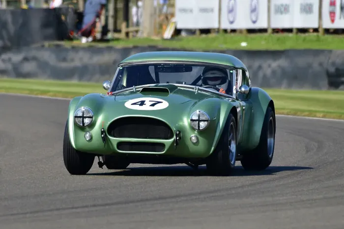 Rights Managed : CJ13 2708 Romain Dumas, Bill Shepherd, AC Cobra Rights Managed : CJ13 2708 Romain Dumas, Bill Shepherd, AC Cobra