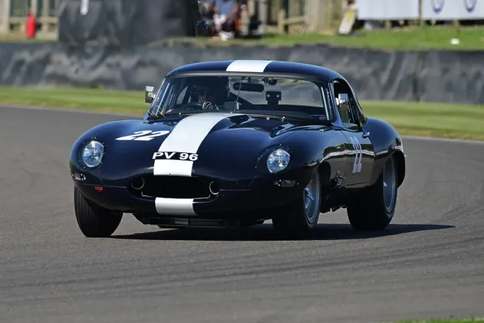 Rights Managed : CJ13 2716 Richard Meins, Rob Huff, Jaguar E-Type semi-lightweight Rights Managed : CJ13 2716 Richard Meins, Rob Huff, Jaguar E-Type semi-lightweight