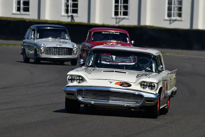 Rights Managed : CJ13 2730 Bill Shepherd, Romain Dumas, Ford Thunderbird Rights Managed : CJ13 2730 Bill Shepherd, Romain Dumas, Ford Thunderbird