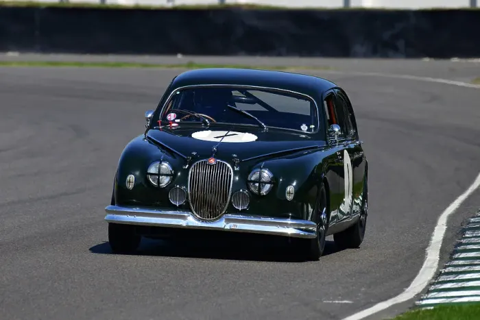 Rights Managed : CJ13 2769 David Brabham, Cameron Jackson, Jaguar Mk1 Rights Managed : CJ13 2769 David Brabham, Cameron Jackson, Jaguar Mk1