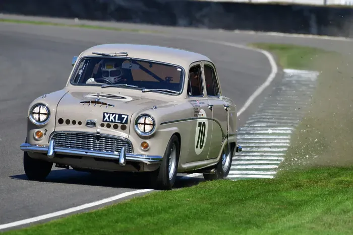 Rights Managed : CJ13 2851 Tom Kristensen, Harry Naismith, Austin A90 Westminster Rights Managed : CJ13 2851 Tom Kristensen, Harry Naismith, Austin A90 Westminster