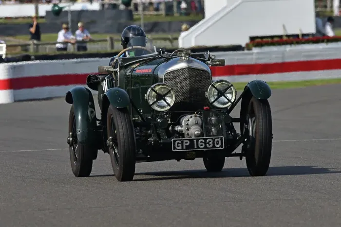 Rights Managed : CJ13 2951 Mihai Negrescu, Eddie Williams, Bentley 4½ Litre Supercharged, blower Bentley