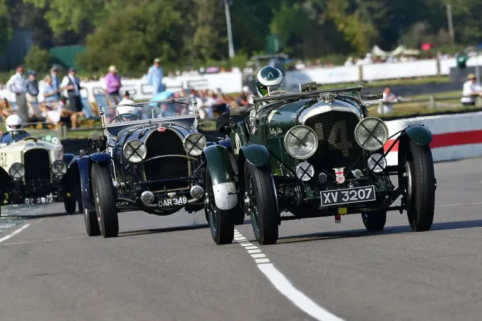 Rights Managed : CJ13 2970 Katarina Kyvalova, Georgina Bradfield, Bentley 4½ Litre Le Mans Rights Managed : CJ13 2970 Katarina Kyvalova, Georgina Bradfield, Bentley 4½ Litre Le Mans