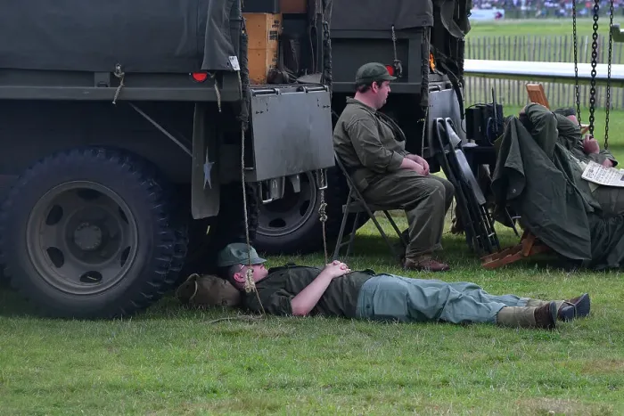 Rights Managed : CJ13 3363 It's a hectic life in the US Army