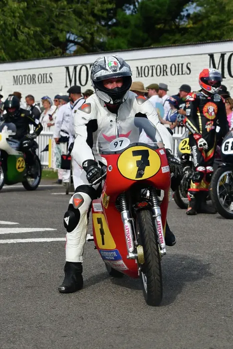 Rights Managed : CJ13 3378 Freddie Sheene, Norton Manx 30M Rights Managed : CJ13 3378 Freddie Sheene, Norton Manx 30M