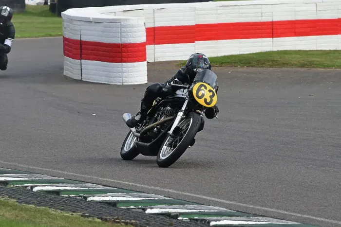 Rights Managed : CJ13 3432 Adam Child, Angela Cragg, Norton Manx 30M Rights Managed : CJ13 3432 Adam Child, Angela Cragg, Norton Manx 30M