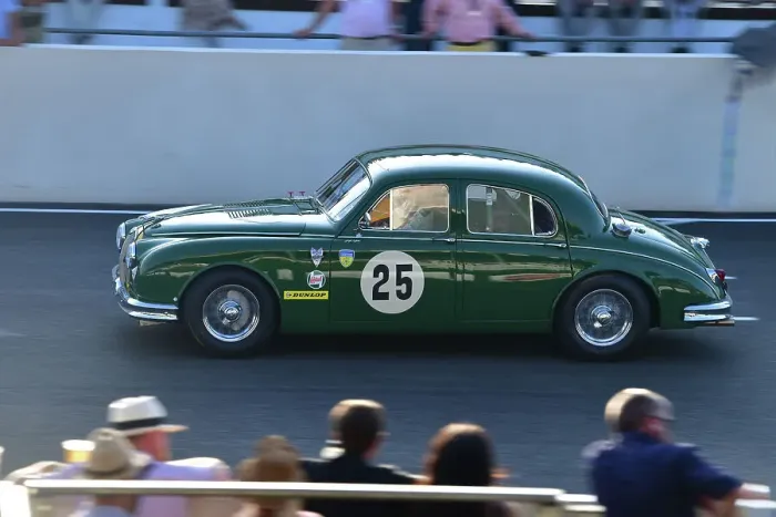 Rights Managed : CJ13 3809 Chris Ward, Andy Wallace, Jaguar Mk1 Rights Managed : CJ13 3809 Chris Ward, Andy Wallace, Jaguar Mk1