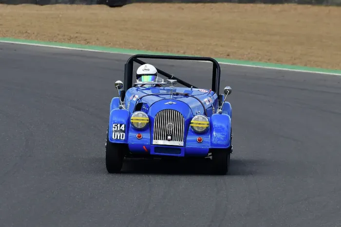 Framed Print : CJ13 4505 Tony Kilby, Morgan Plus 4 Framed Print : CJ13 4505 Tony Kilby, Morgan Plus 4