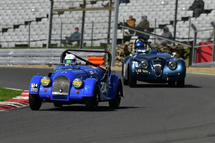 Framed Print : CJ13 4507 Tony Kilby, Morgan Plus 4 Framed Print : CJ13 4507 Tony Kilby, Morgan Plus 4
