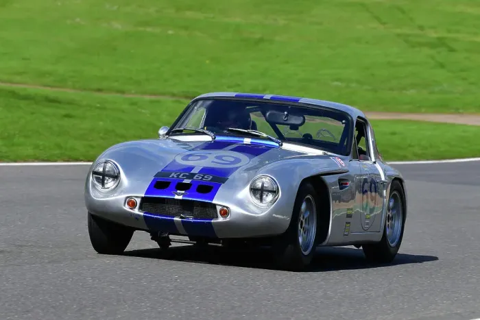 Framed Print : CJ13 4578 Robert Cull, TVR Grantura Mk 111 Framed Print : CJ13 4578 Robert Cull, TVR Grantura Mk 111