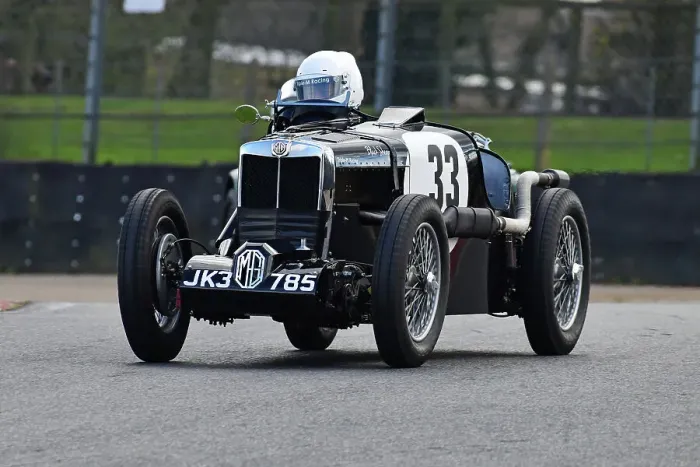 Framed Print : CJ13 4670 Stephen Rees, MG P type Framed Print : CJ13 4670 Stephen Rees, MG P type