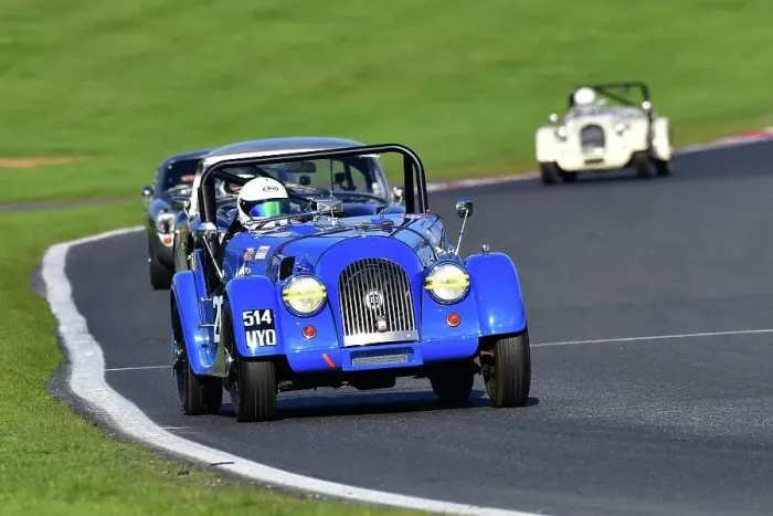 Framed Print : CJ13 4789 Tony Kilby, Morgan Plus 4 Framed Print : CJ13 4789 Tony Kilby, Morgan Plus 4