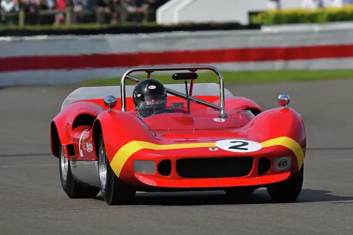 Rights Managed : CJ13 5491 Roger Wills, McLaren Oldsmobile M1B Rights Managed : CJ13 5491 Roger Wills, McLaren Oldsmobile M1B
