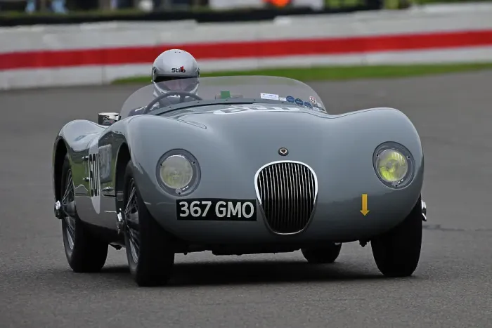 Rights Managed : CJ13 6537 Chris Keith-Lucas, Jaguar C-Type Rights Managed : CJ13 6537 Chris Keith-Lucas, Jaguar C-Type