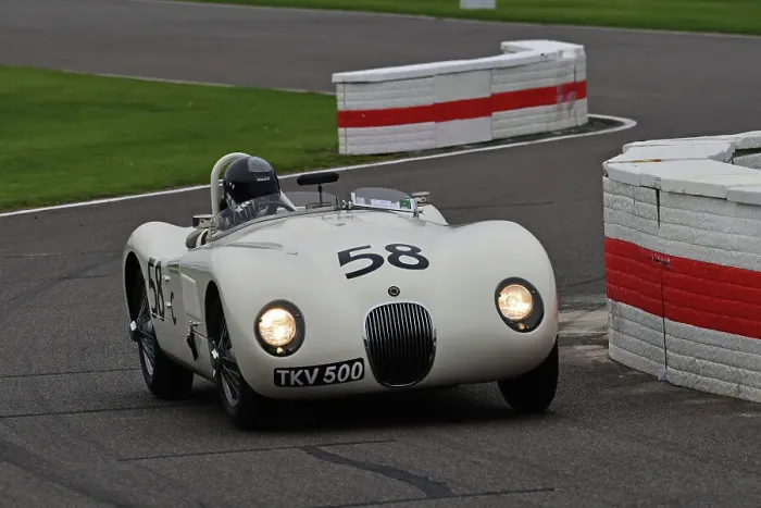 Rights Managed : CJ13 6596 Hans-Martin Schneeberger, Jaguar C-Type