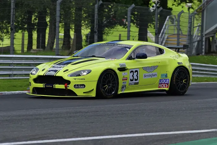 Framed Print : CJ13 9421 Dale Albutt, Aston Martin GT4
