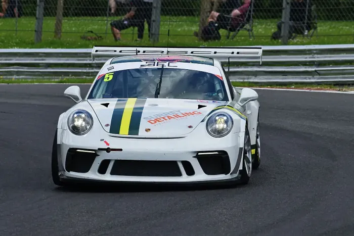 Framed Print : CJ13 9471 David Harrison, Nathan Luckey, Porsche 991-2 Cup
