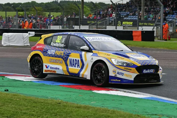 Framed Print : CJ14 0686 Daniel Rowbottom, Ford Focus ST, NAPA Racing UK