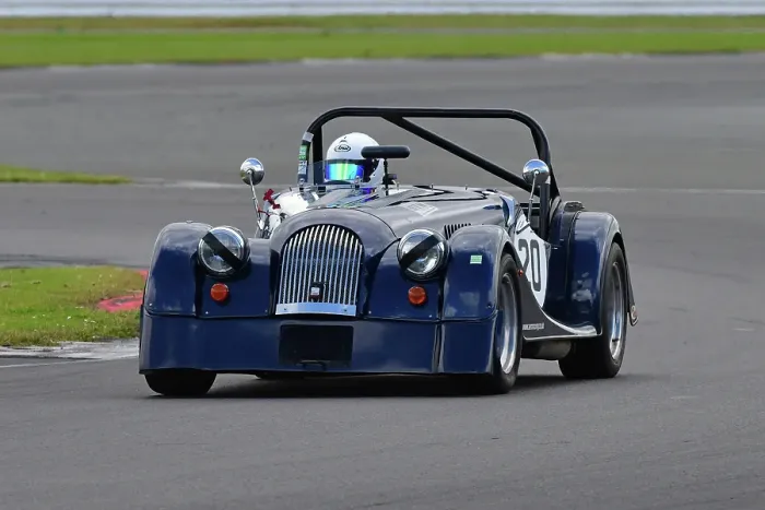 Framed Print : CJ14_0964 Tony Kilby, Morgan Roadster Lightweight.jpg