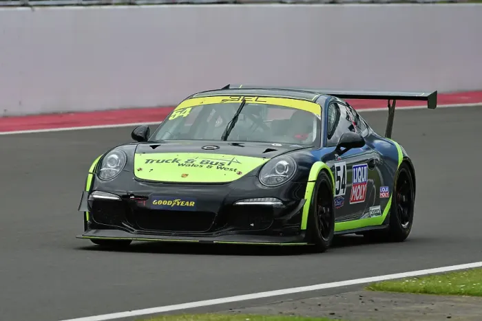Framed Print : CJ14_1136 Billy Nairn, Carl Nairn, Porsche 911 GT3 Carrera Cup.jpg