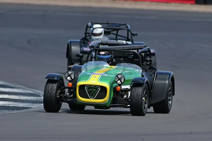 Framed Print : CJ14 1175 Clive Buffey, Andy Jarvis, Caterham 7 Supersport