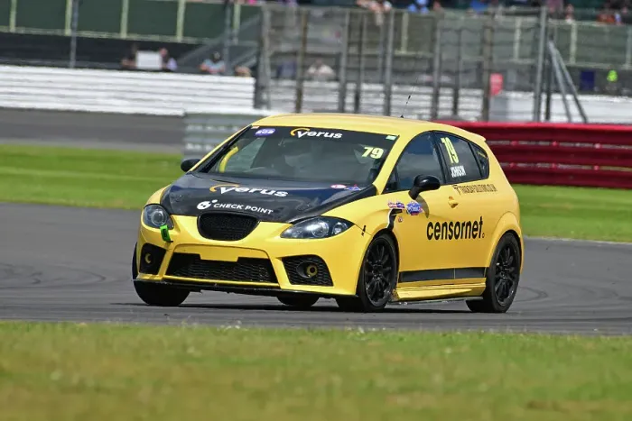 Framed Print : CJ14 1422 David Johnson, Seat Leon Cupra