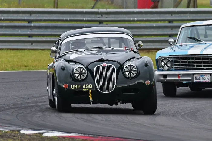 Framed Print : CJ14 2218 Marc Gordon, Jaguar XK150S