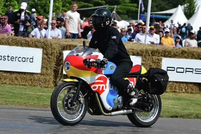 Rights Managed : CJ14 2596 Royal Enfield Top Gear Continental GT Rights Managed : CJ14 2596 Royal Enfield Top Gear Continental GT