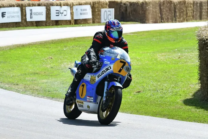 Rights Managed : CJ14 2638 Chris Riches, Suzuki RG500 XR14 Rights Managed : CJ14 2638 Chris Riches, Suzuki RG500 XR14