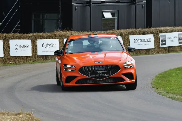 Rights Managed : CJ14 2835 Genesis G70 Track Taxi Nordschleife Rights Managed : CJ14 2835 Genesis G70 Track Taxi Nordschleife