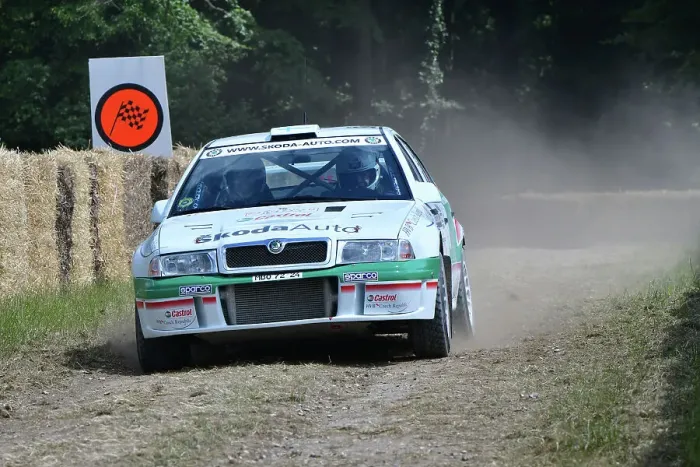 Rights Managed : CJ14 3145 Steve Rockingham, Skoda Octavia WRC Rights Managed : CJ14 3145 Steve Rockingham, Skoda Octavia WRC