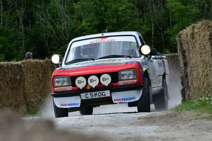 Rights Managed : CJ14 3193 Allan Weston, Peugeot 504 Pick-Up Group B Evo