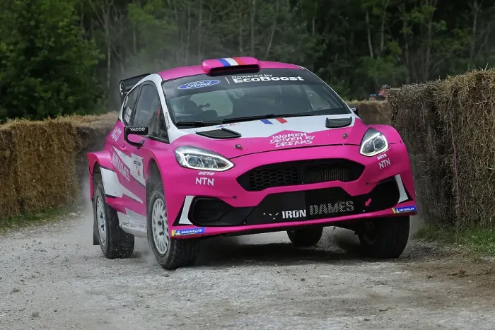 Rights Managed : CJ14 3233 Sarah Rumeau, Julie Amblard, Ford Fiesta Rally 2 Rights Managed : CJ14 3233 Sarah Rumeau, Julie Amblard, Ford Fiesta Rally 2