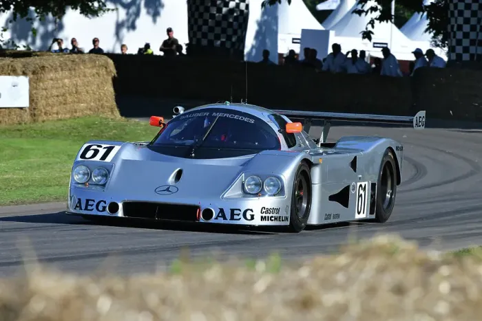 Rights Managed : CJ14 3366 Kenny Acheson, Sauber-Mercedes C9
