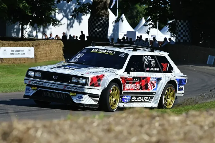 Rights Managed : CJ14 3401 Travis Pastrana, Subaru GL Wagon Huckster Rights Managed : CJ14 3401 Travis Pastrana, Subaru GL Wagon Huckster