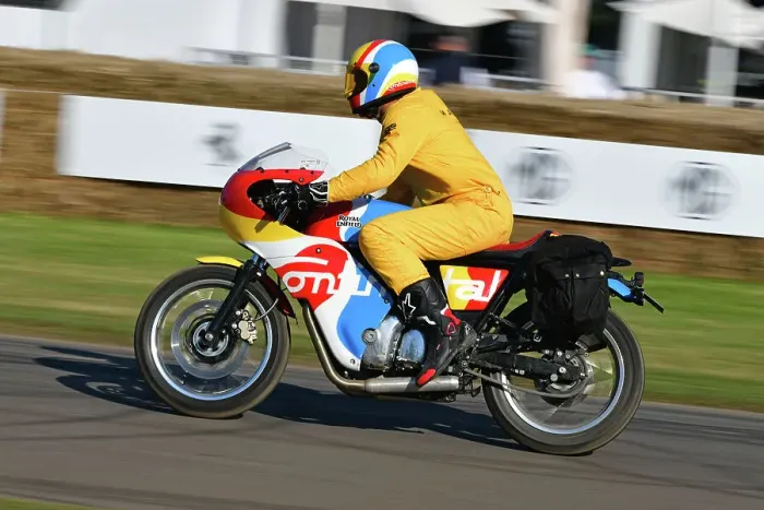 Rights Managed : CJ14 3448 Royal Enfield Top Gear Continental GT Rights Managed : CJ14 3448 Royal Enfield Top Gear Continental GT