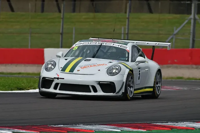 Framed Print : CJ14 4233 David Harrison, Porsche 991-2 Cup