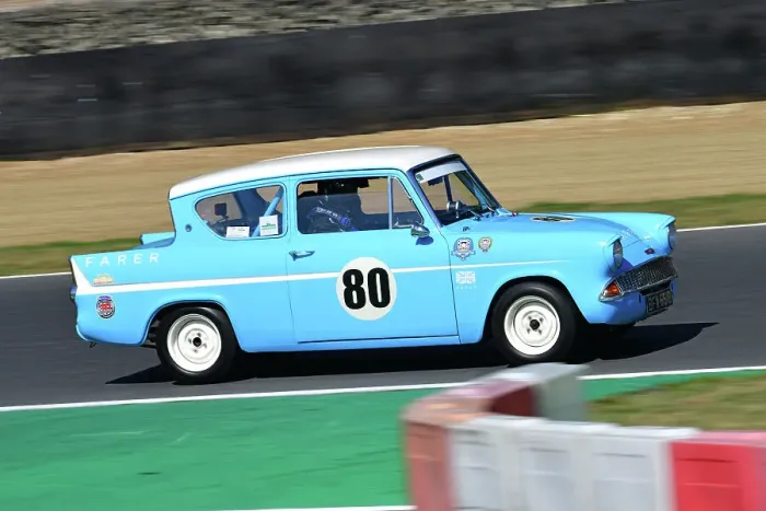 Framed Print : CJ14 5001 Geoff Cook, Ford Anglia Framed Print : CJ14 5001 Geoff Cook, Ford Anglia