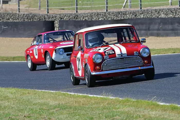 Framed Print : CJ14 5042 Richard Colburn, Morris Mini Cooper S