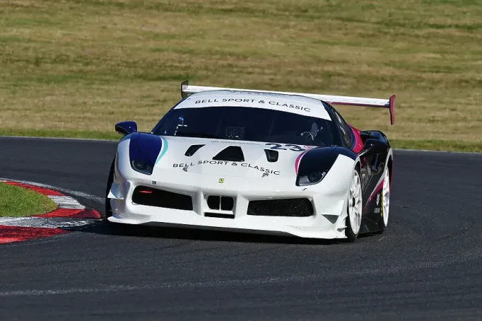 Framed Print : CJ14 5103 Matthew Wilton, Ferrari 430 Challenge