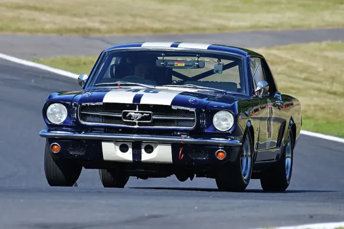 Framed Print : CJ14 5110 Jerry Bailey, Ford Mustang