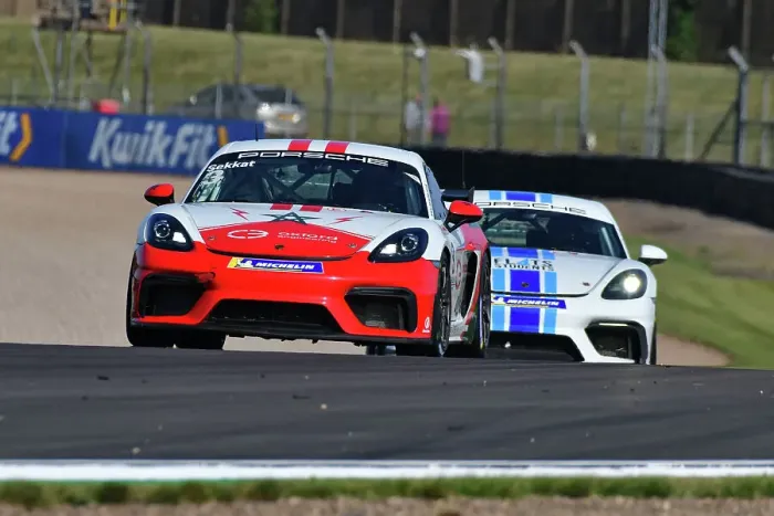 Framed Print : CJ14 5833 Karim Sekkat, Porsche 718 Cayman GT4 Clubsport, Breakell Racing