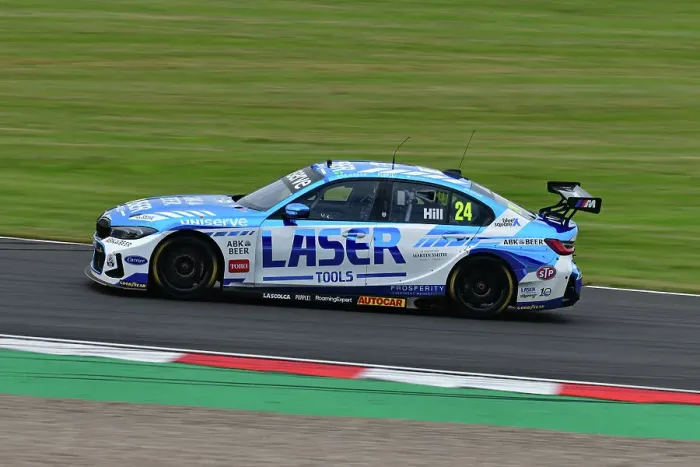Framed Print : CJ14 6015 Jake Hill, BMW 330e M Sport, Laser Tools Racing with MB Motorsport