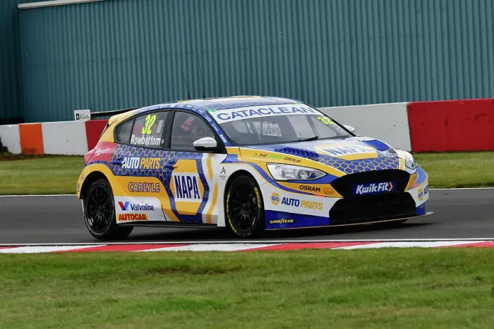 Framed Print : CJ14 6449 Daniel Rowbottom, Ford Focus ST, NAPA Racing UK