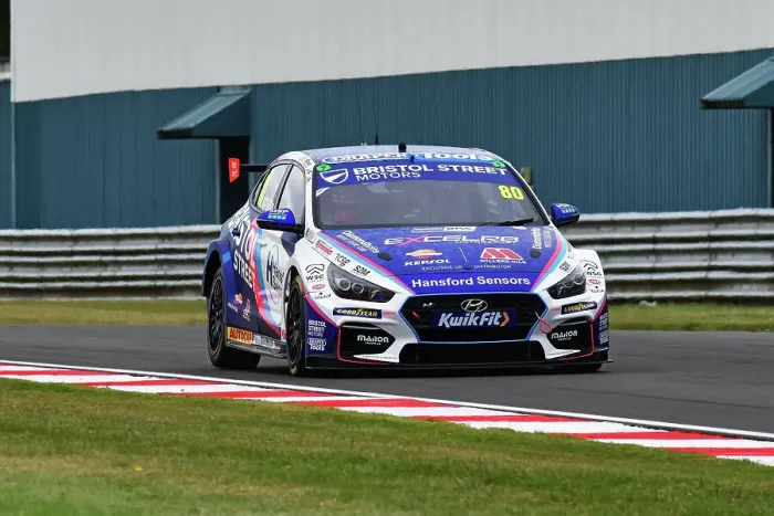 Framed Print : CJ14 6459 Tom Ingram, Hyundai i30N, Team Bristol Street Motors